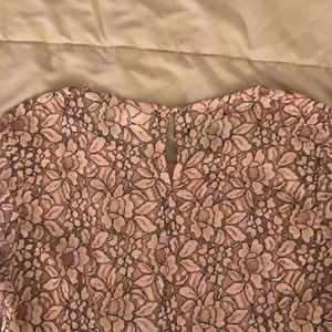 one clothing Dresses - Light Pink Flowered Dress one clothing Dresses - Light Pink Flowered Dress